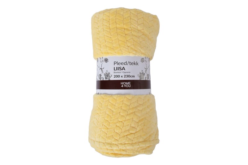 Liisa Filt XL 200x230 cm Gul, undefined