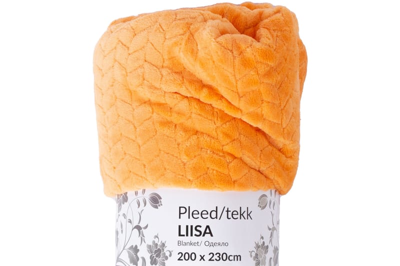 Liisa Filt XL 200x230 cm Orange - Filtar & plädar