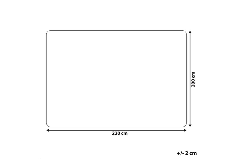 Pläd 200 x 220 cm brun DELICE - Brun - Textil & mattor - Filtar, kuddar & plädar - Filtar & plädar