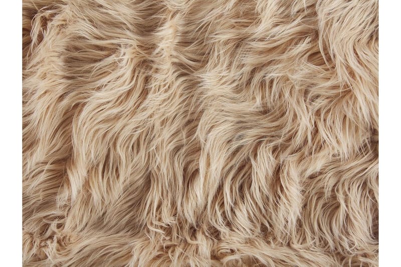 Pläd 200 x 220 cm ljusbrun DELICE - Brun - Textil & mattor - Filtar, kuddar & plädar - Filtar & plädar