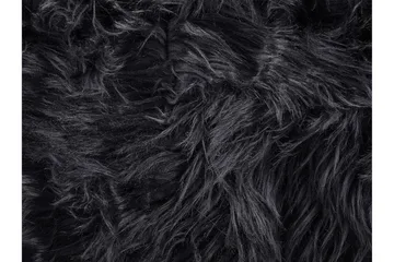 Pläd 200 x 220 cm svart DELICE - Svart - Textil & mattor - Filtar, kuddar & plädar - Filtar & plädar