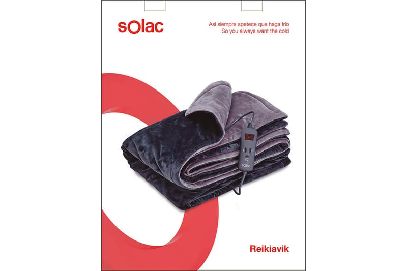 SOLAC Värmefilt Reikiavik Dubbel - Värmefilt - Smärtlindring - Värmetäcke - Filtar & plädar - Sängvärmare