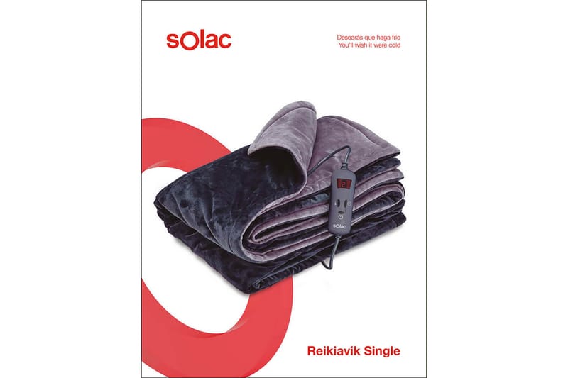 SOLAC Värmefilt Reikiavik Single - Värmefilt - Smärtlindring - Värmetäcke - Filtar & plädar - Sängvärmare