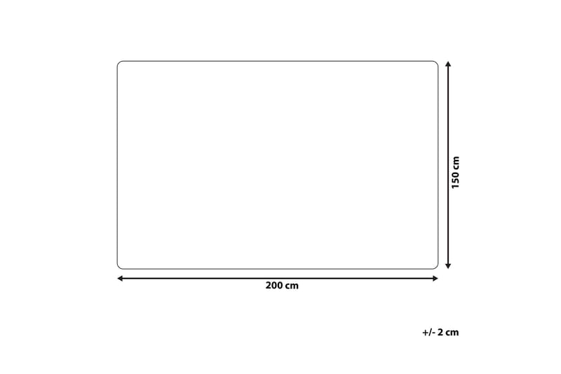 Taddart Pläd 150x200 cm Tvåsidig - Brun/Vit - Julfilt & julpläd - Filtar & plädar