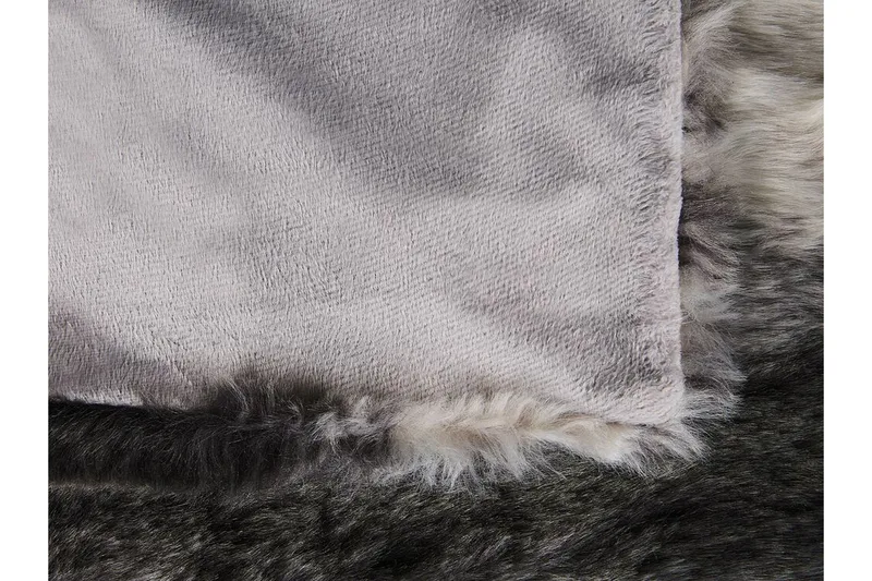 Tazart Pläd 150x200 cm Tvåsidig - Grå/Vit - Textil & mattor - Filtar, kuddar & plädar - Filtar & plädar