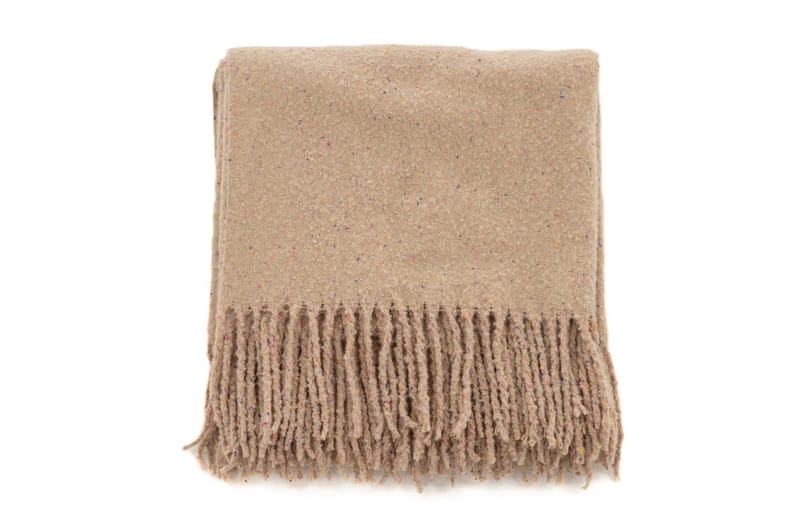 Tilly Pläd 130x170 cm, Beige