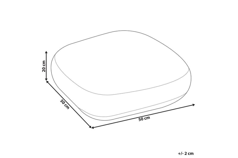 Golvkudde Berrechid Grå - Grå - Textil & mattor - Filtar, kuddar & plädar - Utekudde
