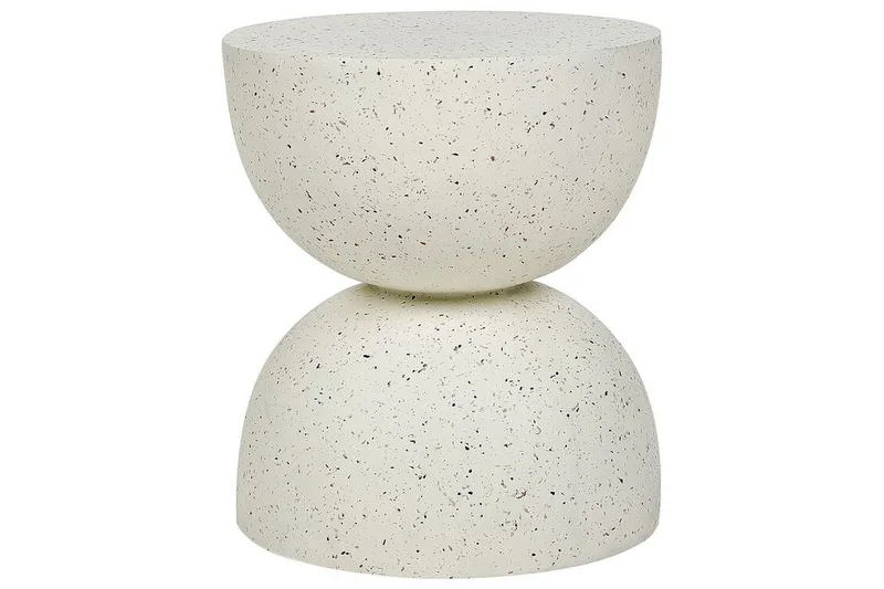 Jacksonville Soffbord 40 cm Rund, Vit