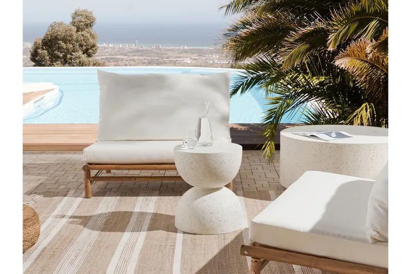 Jacksonville Soffbord 40 cm Rund - Vit - Möbler - Bord & matgrupper - Soffbord