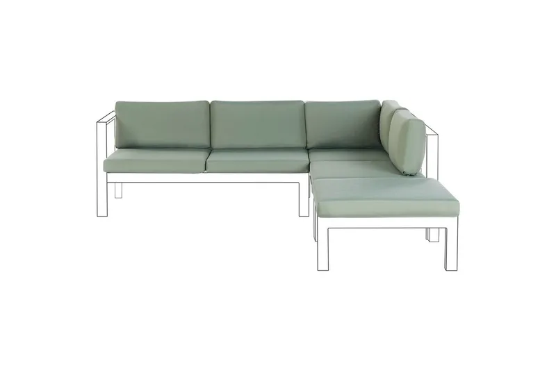 Kuddfodral Messina Grön, Grön