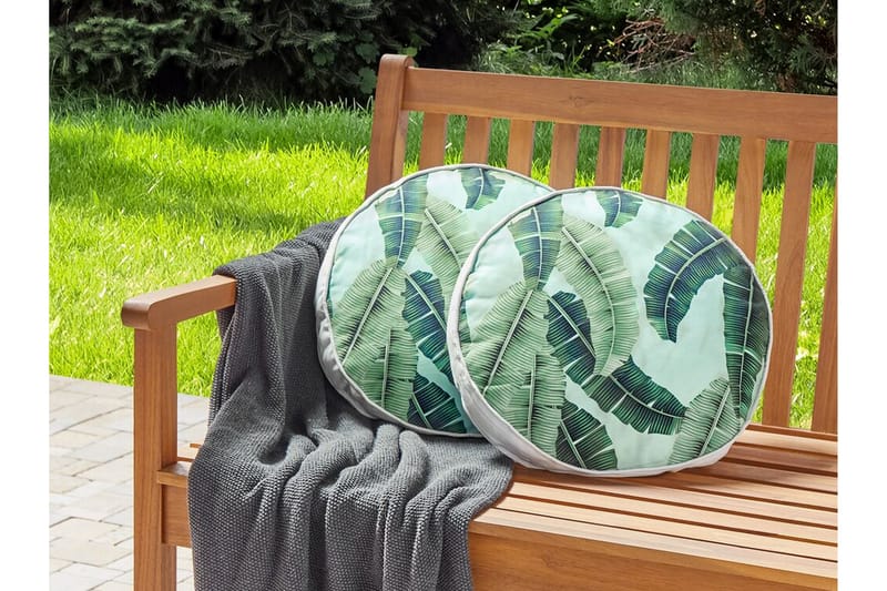 Langford Utomhuskudde 40 cm Rund - Grön - Textil & mattor - Filtar, kuddar & plädar - Utekudde