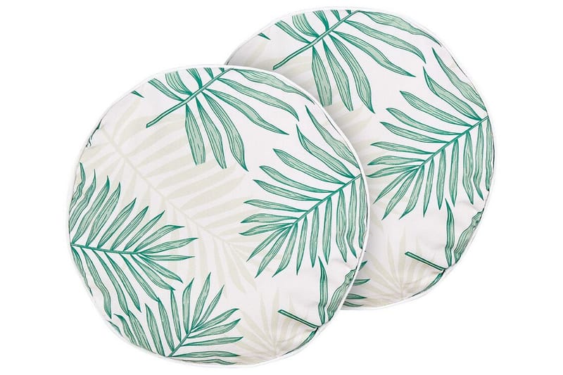 Laramie Utomhuskudde 40 cm Rund - Beige/Grön - Textil & mattor - Filtar, kuddar & plädar - Utekudde