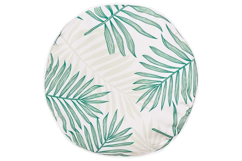 Laramie Utomhuskudde 40 cm Rund, Beige/Grön