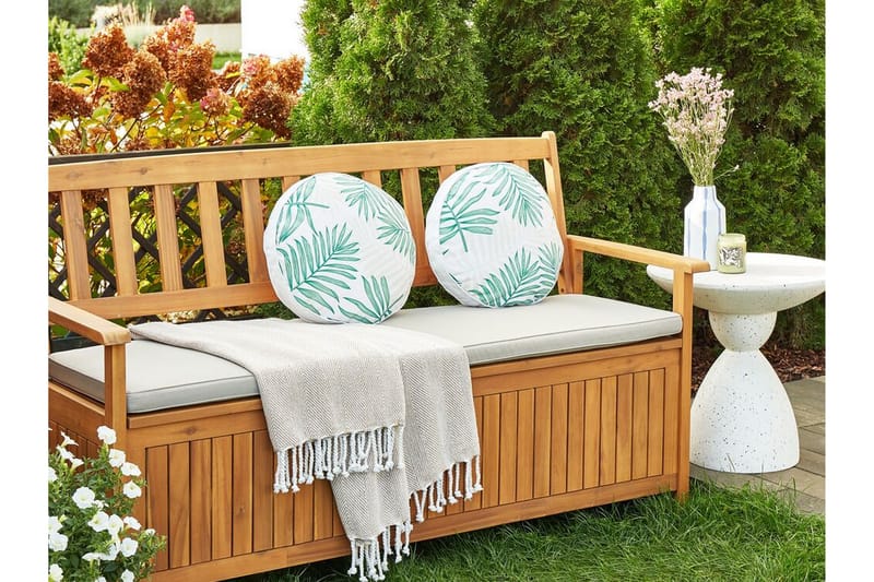 Laramie Utomhuskudde 40 cm Rund - Beige/Grön - Möbler - Bord & matgrupper - Soffbord