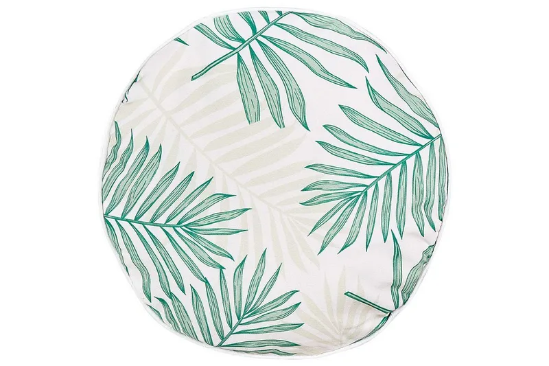 Laramie Utomhuskudde 40 cm Rund, Beige/Grön