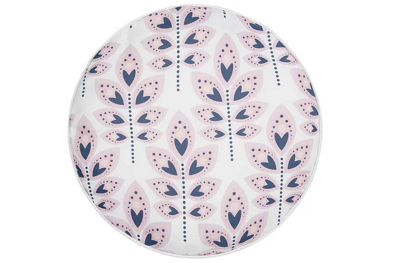 Latiano Utomhuskudde 40 cm Rund, Beige/Rosa