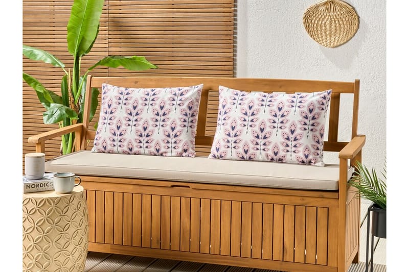 Latiano Utomhuskudde 42x60 cm - Beige/Rosa - Textil & mattor - Filtar, kuddar & plädar - Utekudde