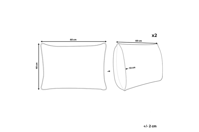 Latiano Utomhuskudde 42x60 cm - Beige/Rosa - Textil & mattor - Filtar, kuddar & plädar - Utekudde