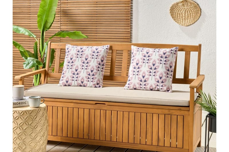 Latiano Utomhuskudde 45x45 cm - Beige/Rosa - Textil & mattor - Filtar, kuddar & plädar - Utekudde