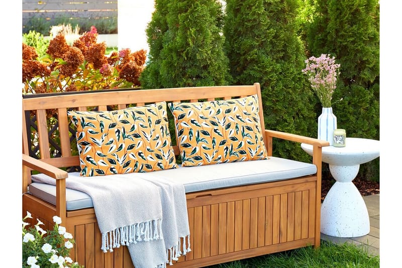 Macerata Utomhuskudde 42x60 cm - Gul/Grön/Vit - Textil & mattor - Filtar, kuddar & plädar - Utekudde