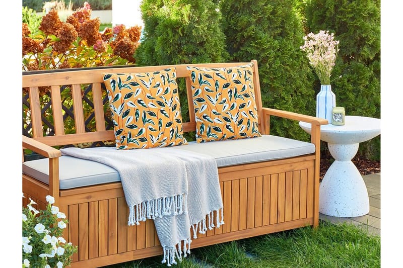 Macerata Utomhuskudde 45x45 cm - Gul/Grön/Vit - Textil & mattor - Filtar, kuddar & plädar - Utekudde