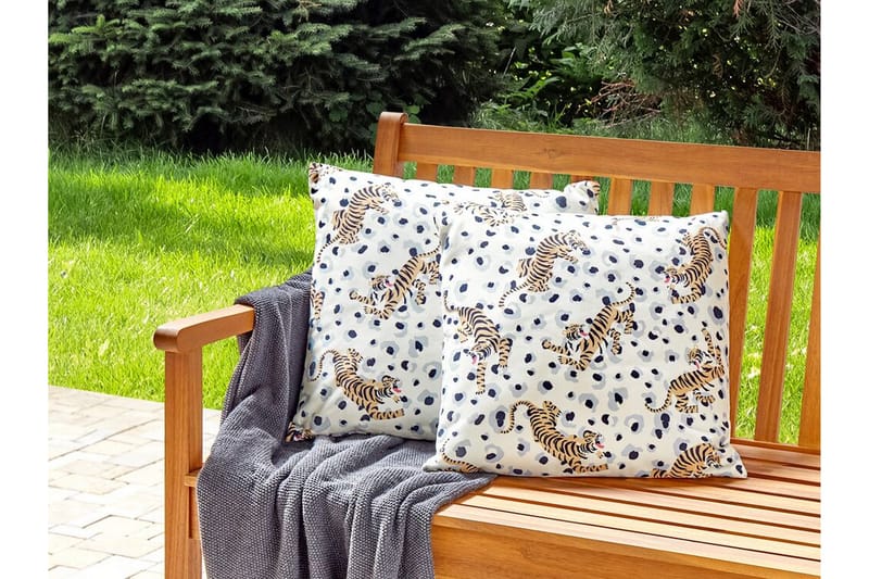 Matino Utomhuskudde 45x45 cm - Beige/Blå/Brun - Textil & mattor - Filtar, kuddar & plädar - Utekudde