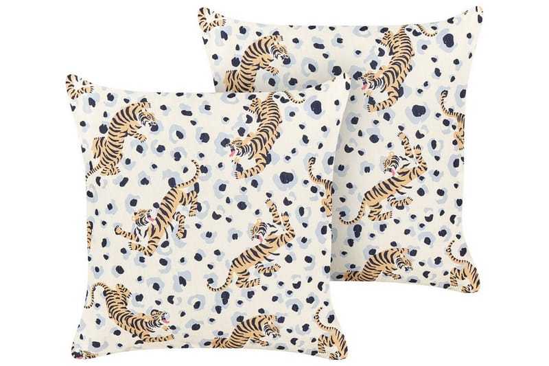 Matino Utomhuskudde 45x45 cm - Beige/Blå/Brun - Textil & mattor - Filtar, kuddar & plädar - Utekudde