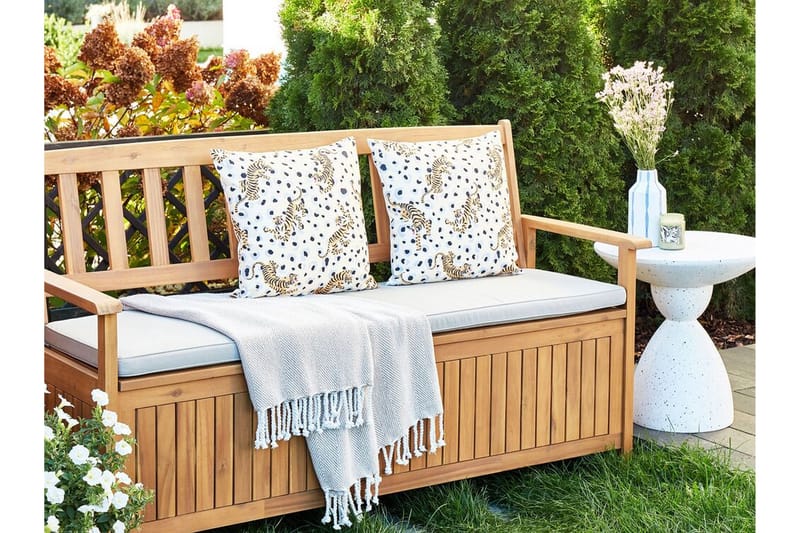 Matino Utomhuskudde 45x45 cm - Beige/Blå/Brun - Textil & mattor - Filtar, kuddar & plädar - Utekudde