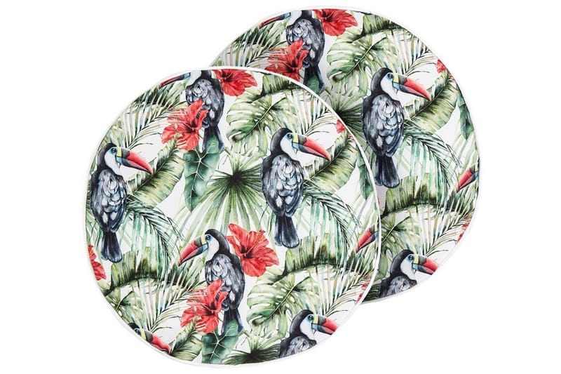 Padua Utomhuskudde 40 cm Rund - Grön/Röd/Svart - Textil & mattor - Filtar, kuddar & plädar - Utekudde