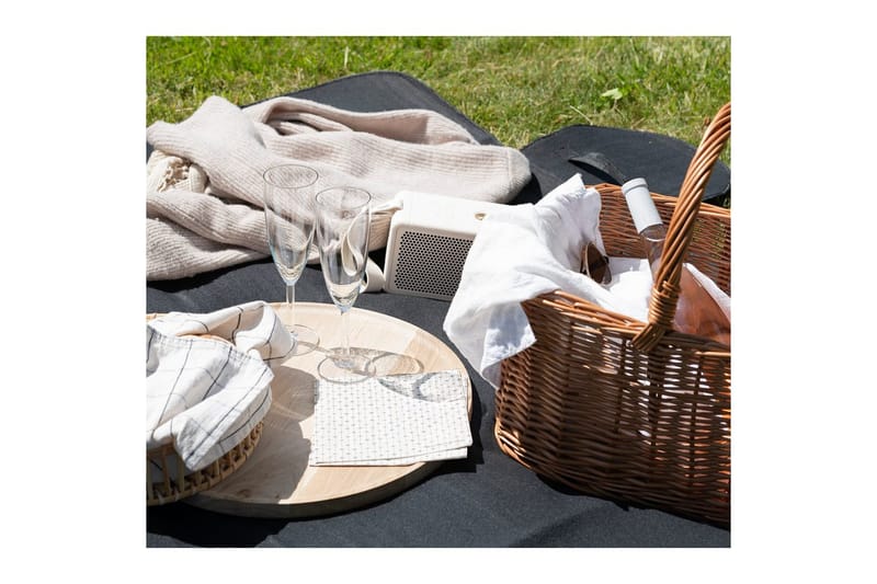 Picknic Pläd 130 x 150 cm - Svart - Textil & mattor - Filtar, kuddar & plädar - Filtar & plädar