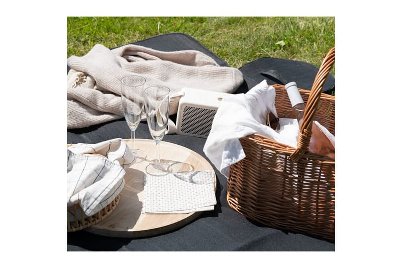 Picknic Pläd 130 x 150 cm - Svart - Sport & fritid - Camping & vandring - Friluftsutrustning