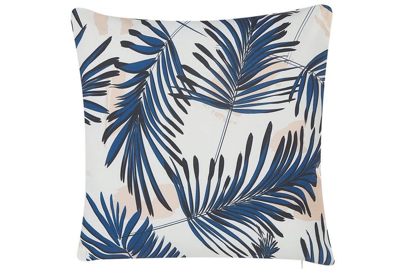 Pinawa Utomhuskudde 45x45 cm, Blå/Vit/Beige