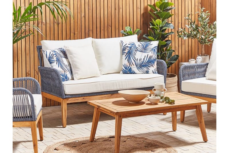 Pinawa Utomhuskudde 45x45 cm - Blå/Vit/Beige - Textil & mattor - Filtar, kuddar & plädar - Utekudde