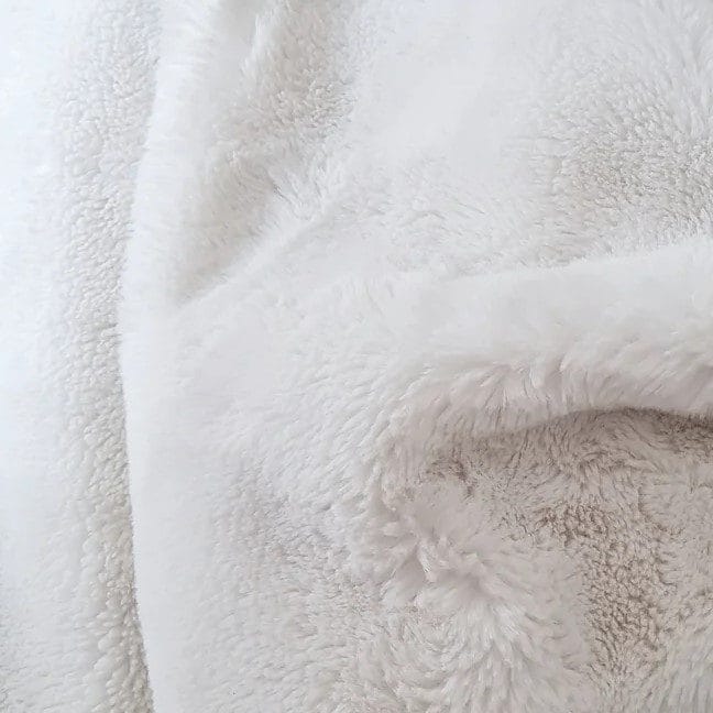 Pläd 130 x 170 cm - Vit - vit - Textil & mattor - Filtar, kuddar & plädar - Filtar & plädar