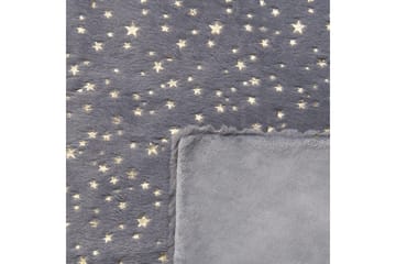 Pläd Alazeya Grå/guld, 150x200 cm - Grå/guld, 150x200 cm - Textil & mattor - Filtar, kuddar & plädar - Filtar & plädar