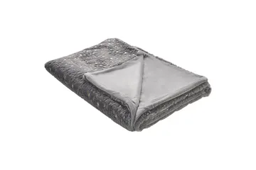 Pläd Alazeya Grå/guld, 150x200 cm