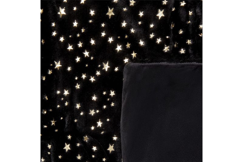 Pläd Alazeya Svart/guld, 130x180 cm - Svart/guld, 130x180 cm - Textil & mattor - Filtar, kuddar & plädar - Filtar & plädar