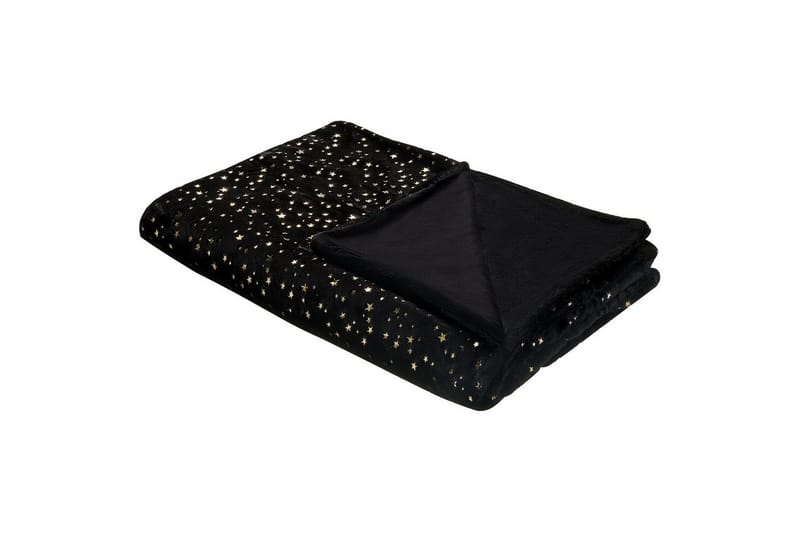 Pläd Alazeya Svart/guld, 150x200 cm - Svart/guld, 150x200 cm - Textil & mattor - Filtar, kuddar & plädar - Filtar & plädar