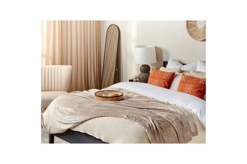Pläd Bayburt Beige, 200x220 cm - Beige, 200x220 cm - Textil & mattor - Filtar, kuddar & plädar - Filtar & plädar