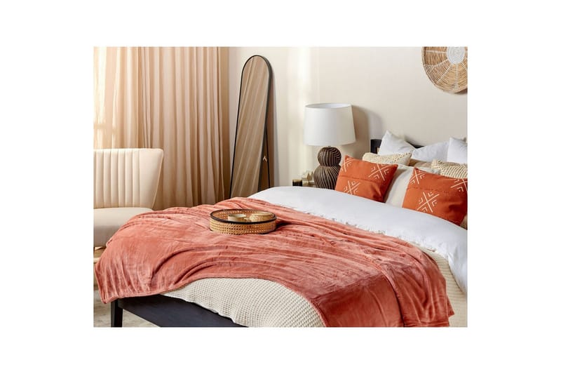 Pläd Bayburt Röd, 200x220 cm - Röd, 200x220 cm - Textil & mattor - Filtar, kuddar & plädar - Filtar & plädar