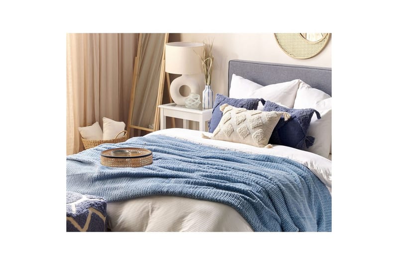 Pläd Bjas Blå, 150x200 cm - Blå, 150x200 cm - Textil & mattor - Filtar, kuddar & plädar - Filtar & plädar