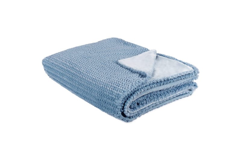 Pläd Bjas Blå, 150x200 cm, Blå, 150x200 cm