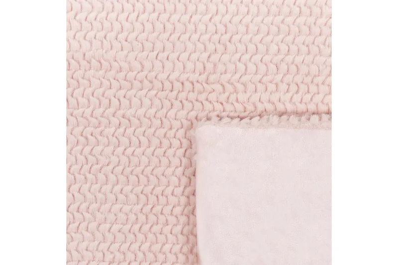 Pläd Bjas Rosa, 200x220 cm - Rosa, 200x220 cm - Textil & mattor - Filtar, kuddar & plädar - Filtar & plädar