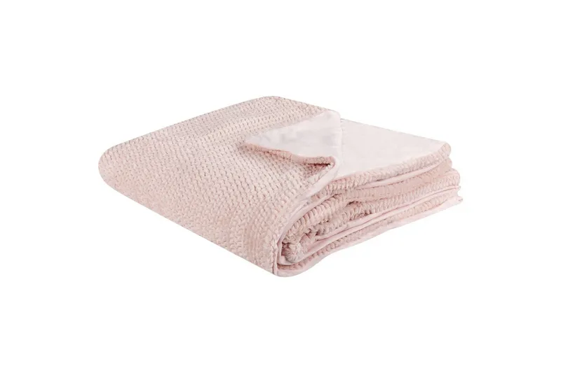 Pläd Bjas Rosa, 200x220 cm - Rosa, 200x220 cm - Textil & mattor - Filtar, kuddar & plädar - Filtar & plädar