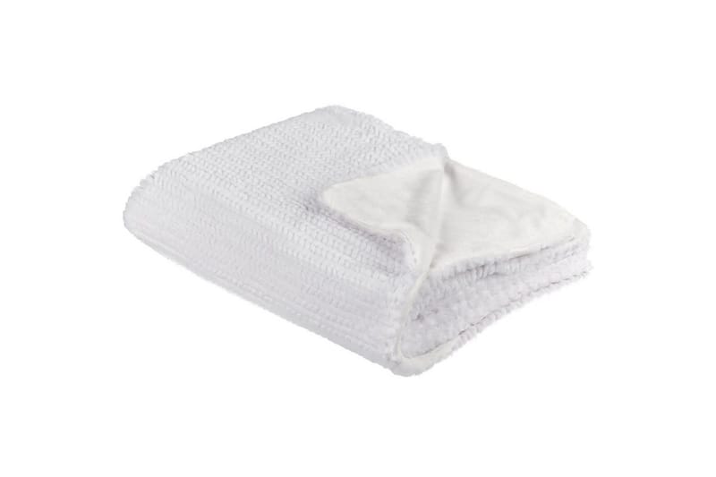 Pläd Bjas Vit, 150x200 cm - Vit, 150x200 cm - Textil & mattor - Filtar, kuddar & plädar - Filtar & plädar