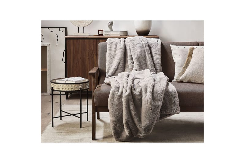Pläd Chaab Grå, 150x200 cm - Grå, 150x200 cm - Textil & mattor - Filtar, kuddar & plädar - Filtar & plädar