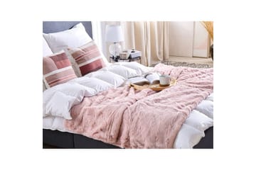 Pläd Chaab Rosa, 200x220 cm - Rosa, 200x220 cm - Textil & mattor - Filtar, kuddar & plädar - Filtar & plädar