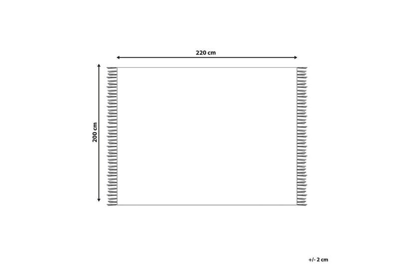 Pläd Chack Grå/svart, 200x220 cm - Grå/svart, 200x220 cm - Textil & mattor - Filtar, kuddar & plädar - Filtar & plädar