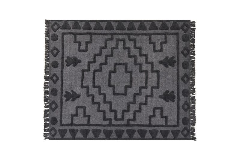 Pläd Chack Grå/svart, 200x220 cm - Grå/svart, 200x220 cm - Textil & mattor - Filtar, kuddar & plädar - Filtar & plädar