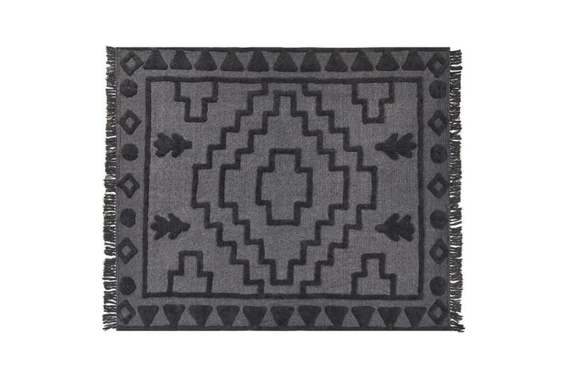 Pläd Chack Grå/svart, 220x240 cm - Grå/svart, 220x240 cm - Textil & mattor - Filtar, kuddar & plädar - Filtar & plädar
